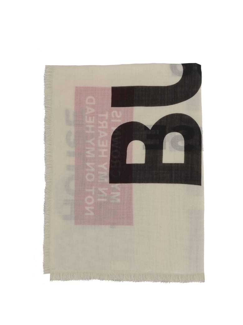 Burberry Scarf - White