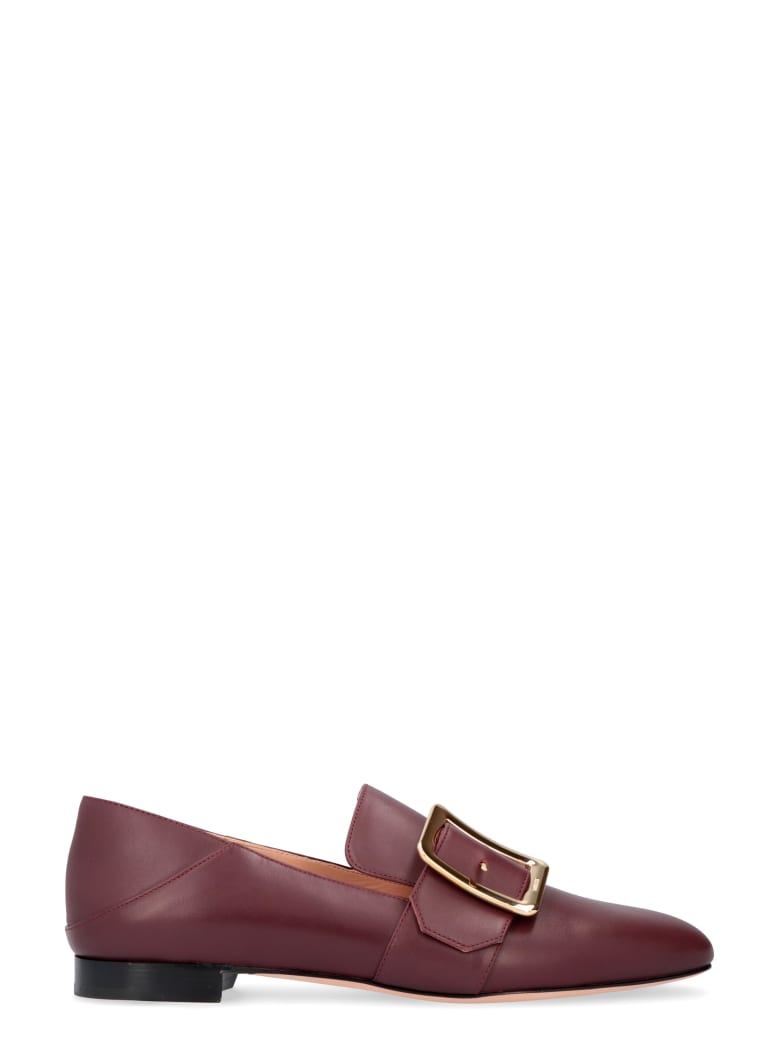 Bally Janelle Leather Loafers - Burgundy