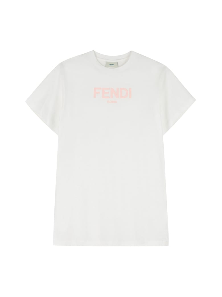 Fendi Cotton Maxi T-shirt - White