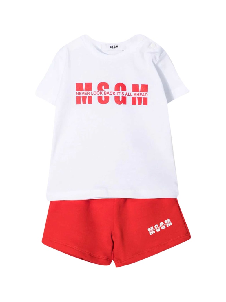 MSGM Sports Outfit - Rosso