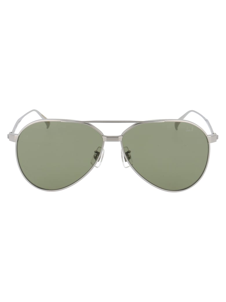 Dunhill Du0005s Sunglasses - 004 SILVER SILVER GREEN
