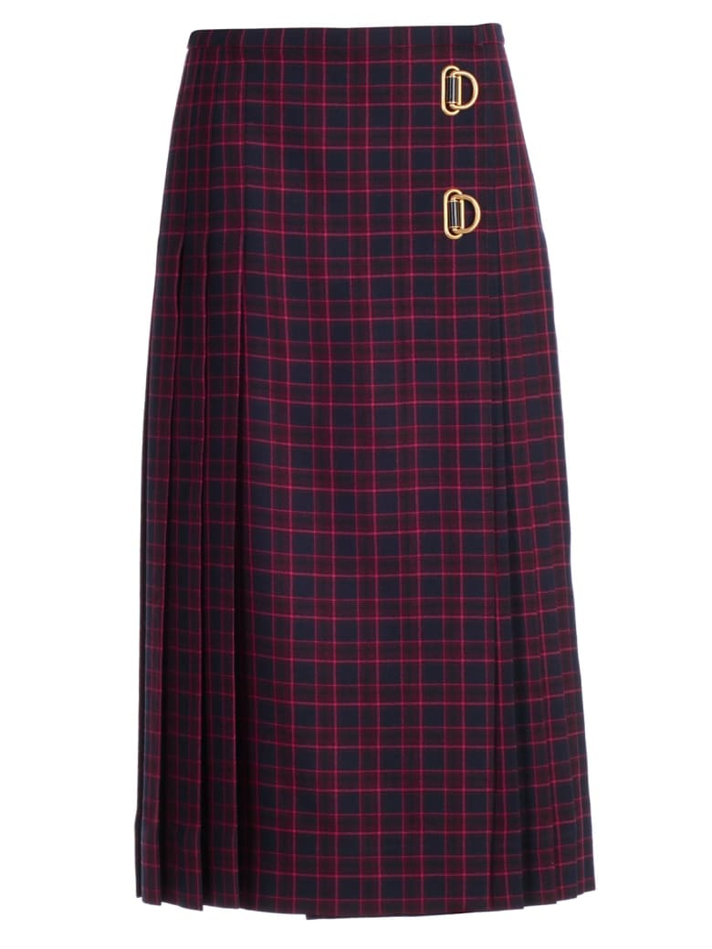burberry check skirt