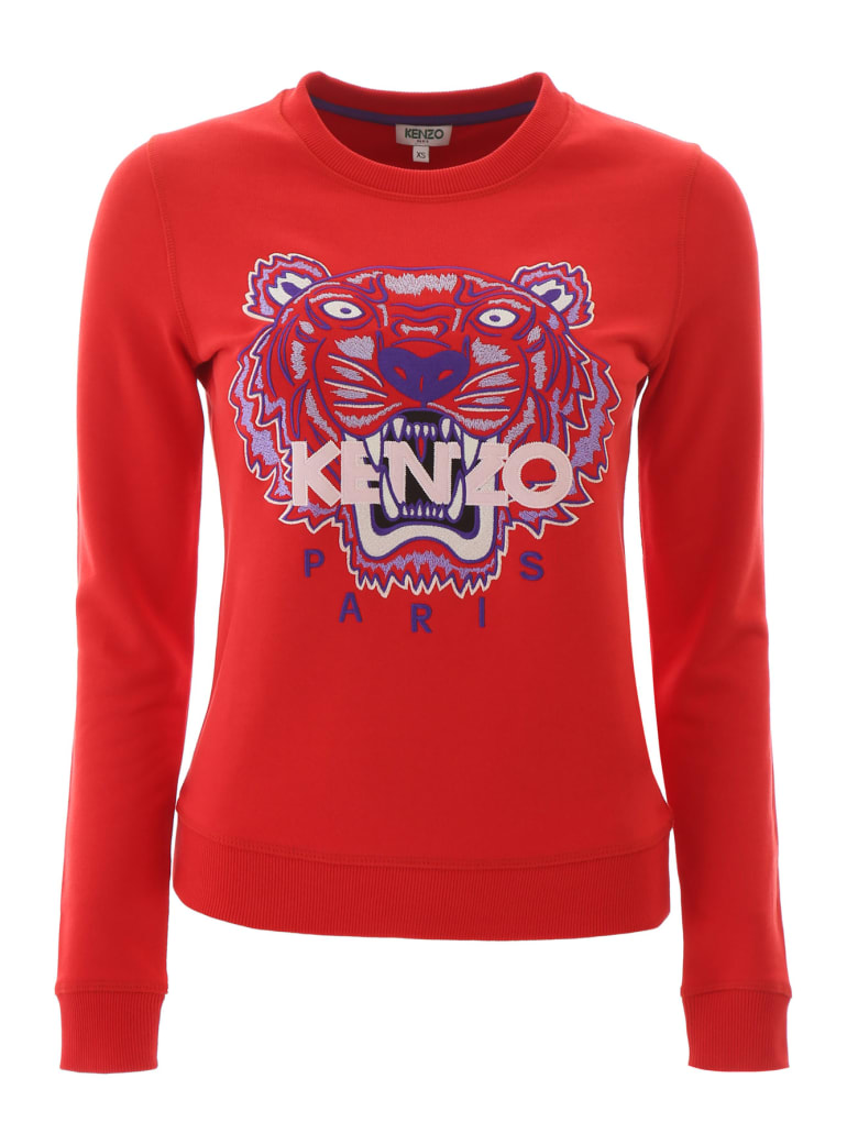 red kenzo sweatshirt