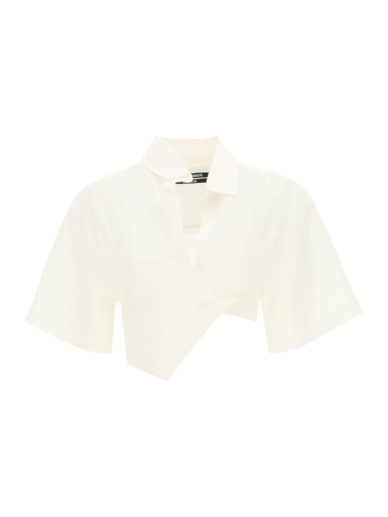 Jacquemus La Chemise Capri Top - ECRU (White)