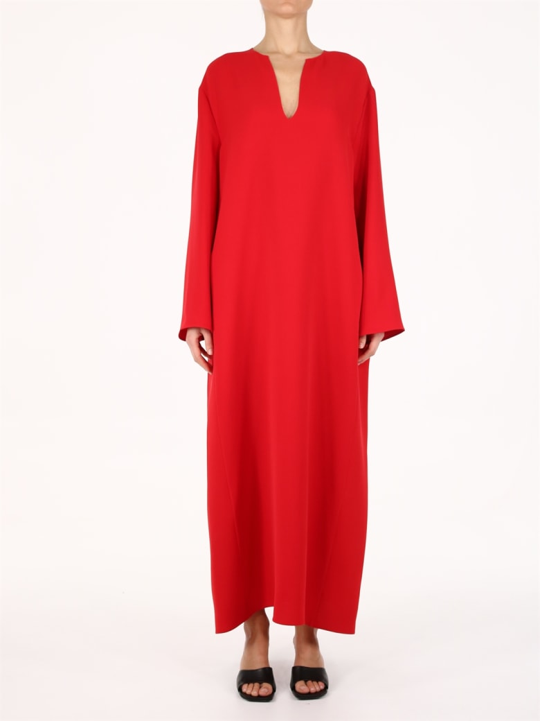 Valentino Cady Couture Dress Red - Red