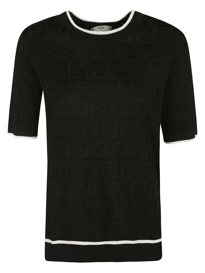 Fendi Outline Pullover - Black