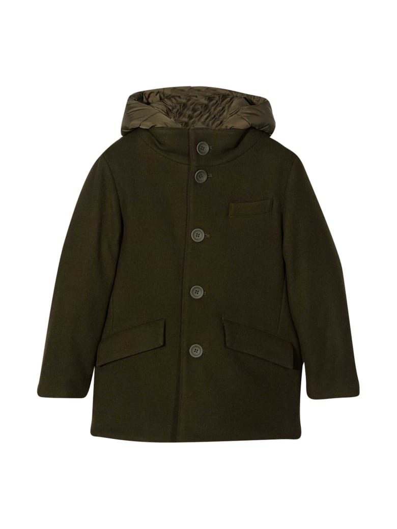 Herno Khaki Coat - Kaki