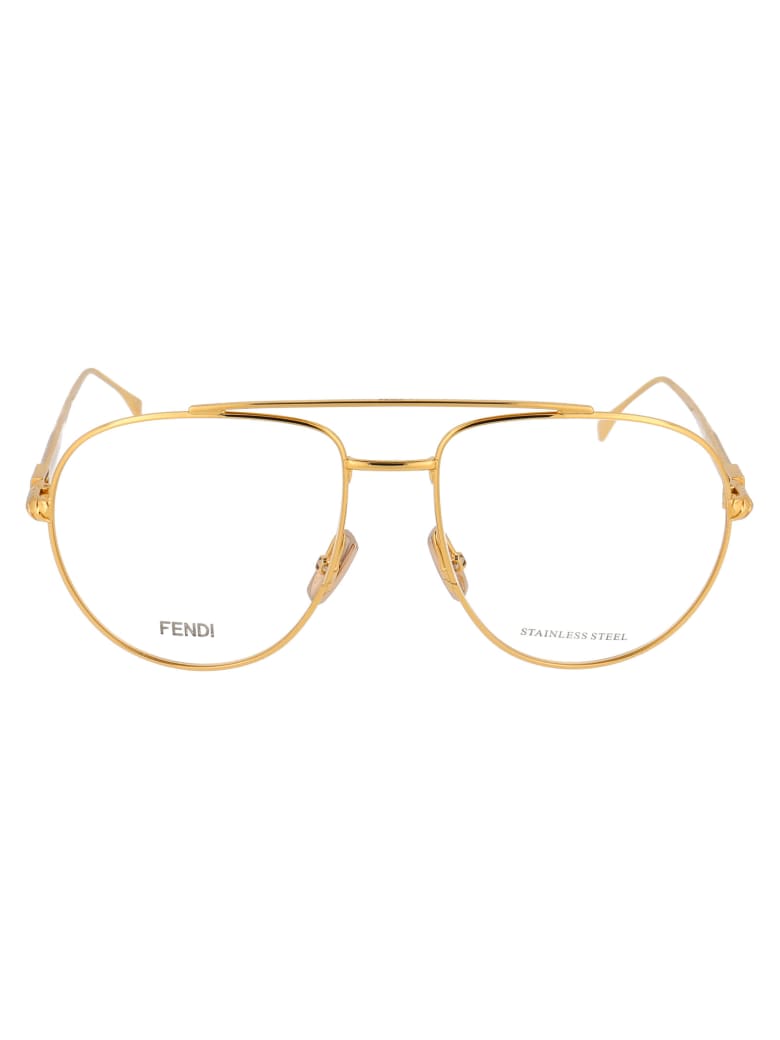 Fendi Ff 0446 Glasses - 001 YELLOW GOLD