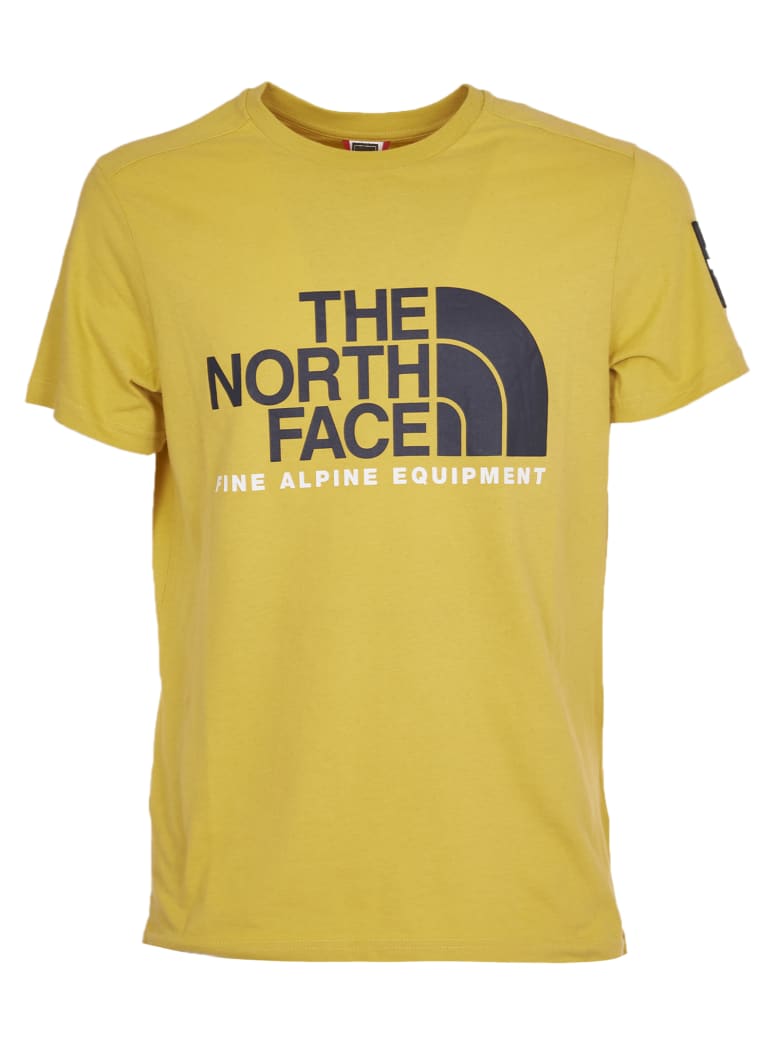 the north face yellow shirt