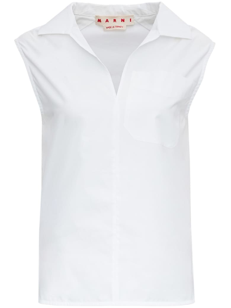 Marni White Cotton Shirt - White