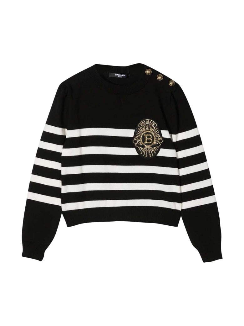 Balmain Black Striped Shirt - Nero