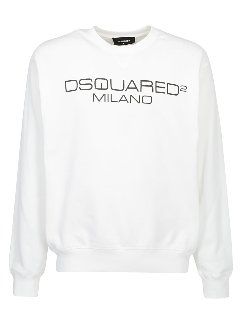 dsquared white sweatshirt