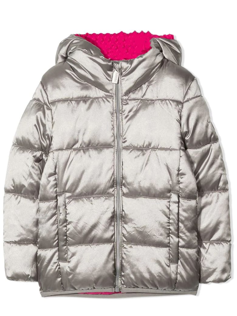 Ciesse Metallic Tone Padded Jacket - Argento-fuxia