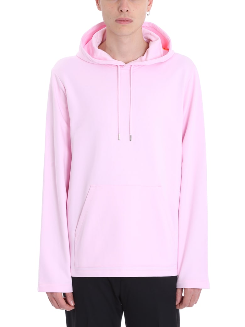 helmut lang hoodie pink