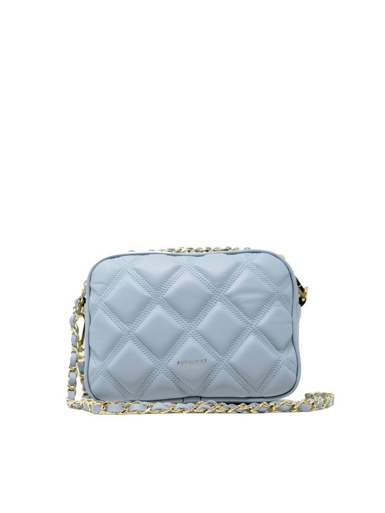 Avenue 67 Leather Cloe Summer Bag - LIGHT BLUE