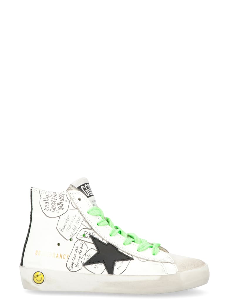 Golden Goose Francy Classic Leather High-top Sneakers - White