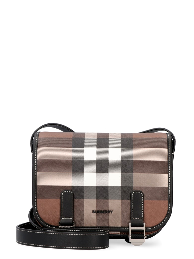 Burberry Canvas Messenger Bag - brown