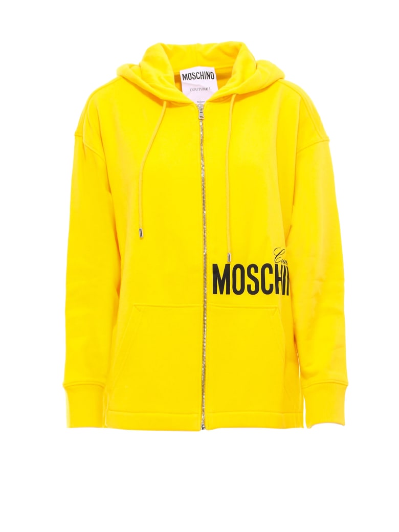 moschino yellow hoodie