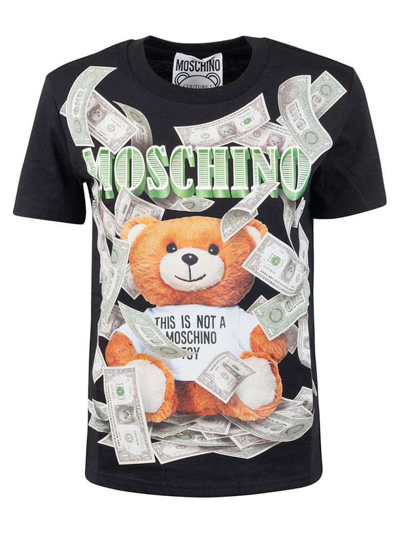 Moschino Moschino Cash This Is Not A Toy Bear Print T-shirt - C ...