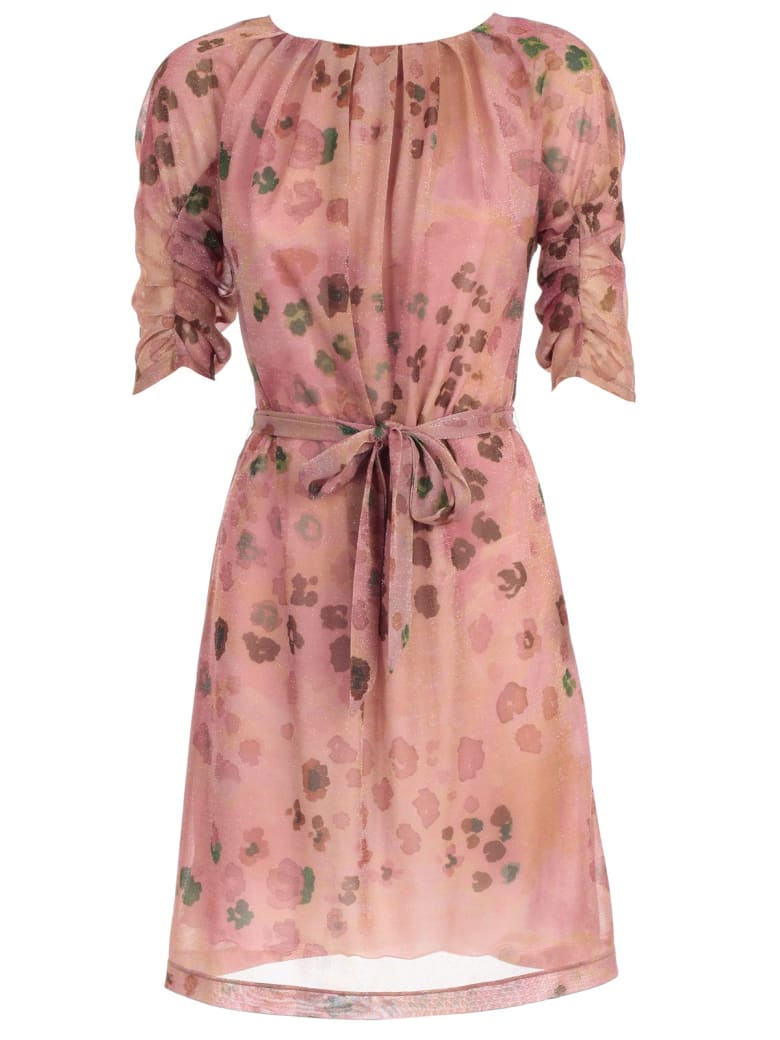 Blumarine Dress 3/4s Camouflage Lurex italist, ALWAYS LIKE A SALE