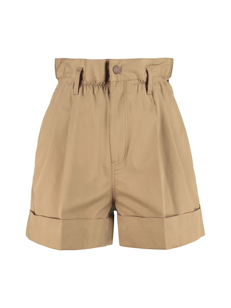Moncler Techno Fabric Shorts - Kaki