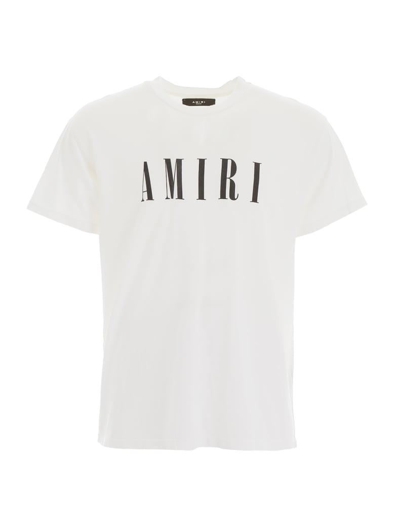 AMIRI AMIRI Logo T-shirt - WHITE BLACK (White) - 11062223 | italist