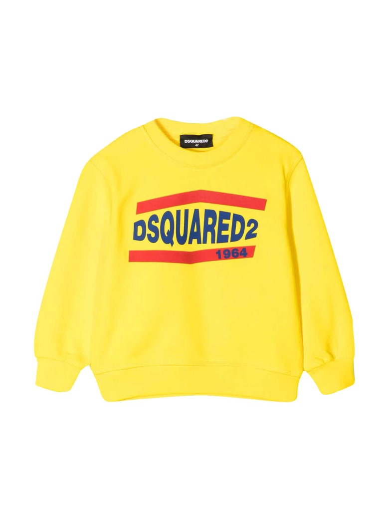 dsquared2 yellow sweatshirt