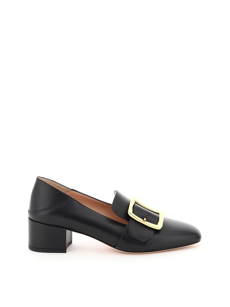 Bally Janelle Leather Loafers - 0100 BLACK (Black)