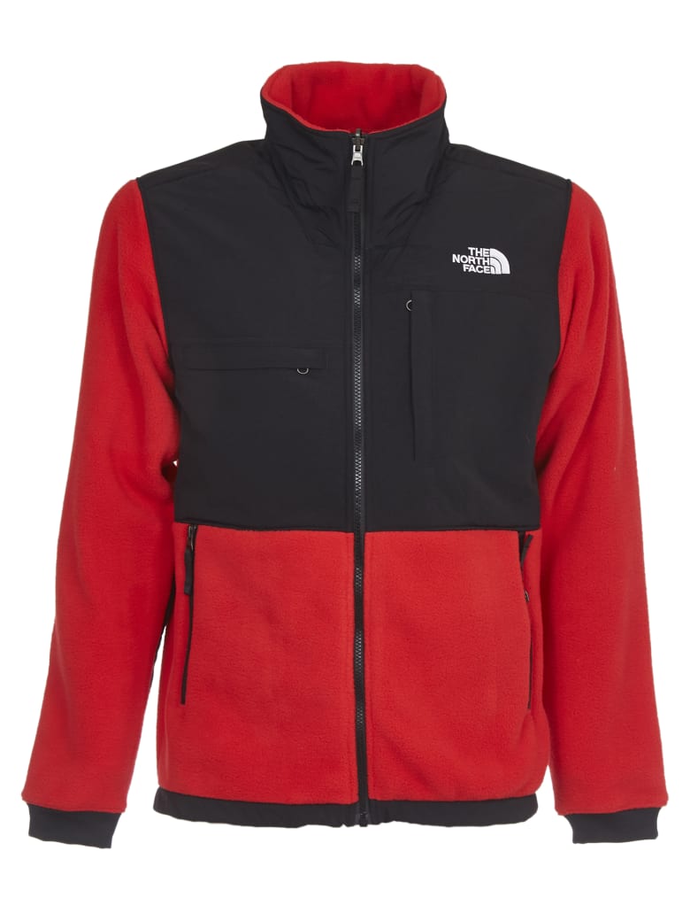 the north face red and black jacket
