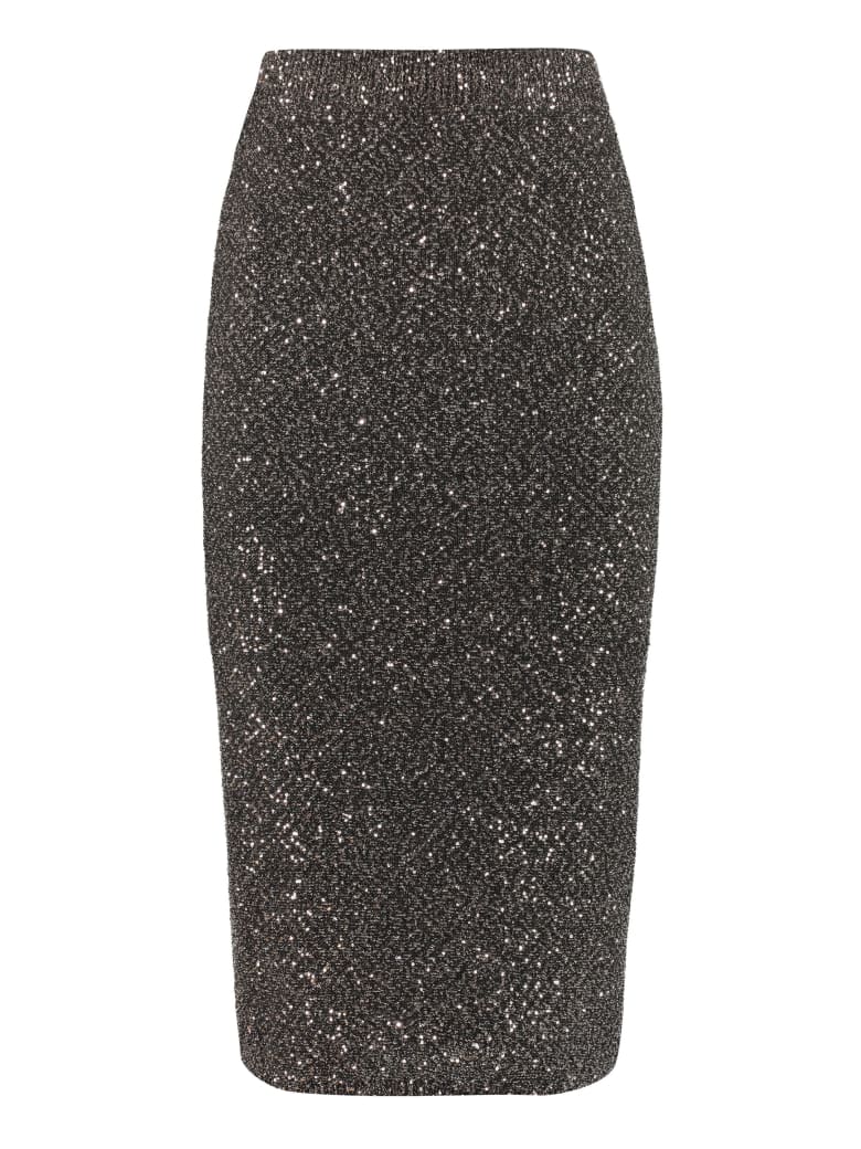 MICHAEL Michael Kors Knit Pencil Skirt - silver