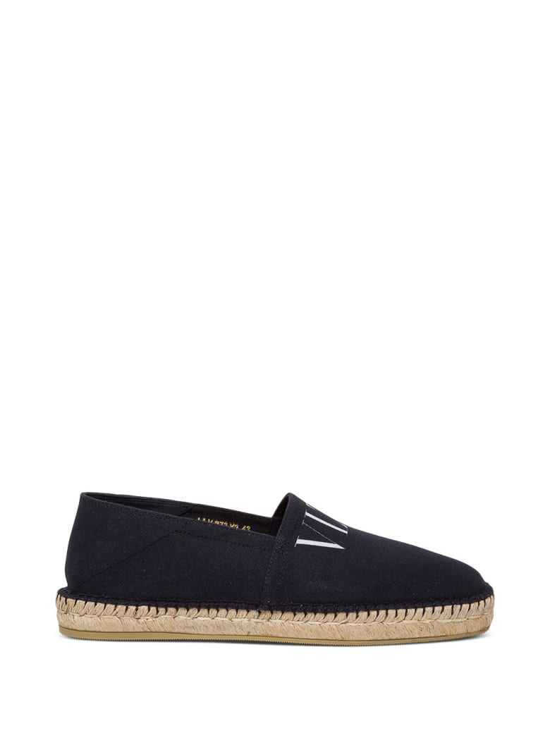 Valentino Garavani Vltn Canvas Espadrilles - Black