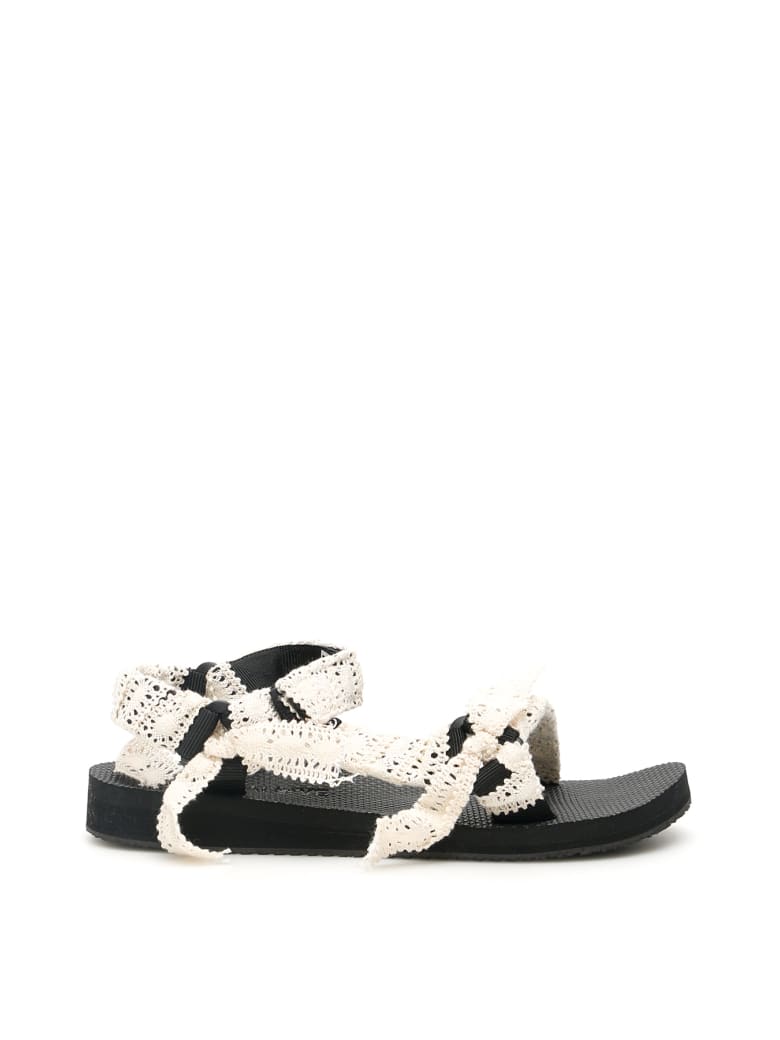 Arizona Love Bandana Trekky Sandals - LACE (White)
