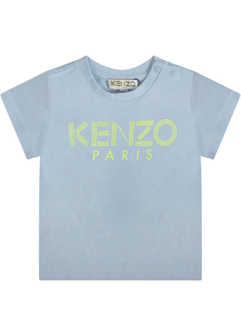 kenzo light blue shirt