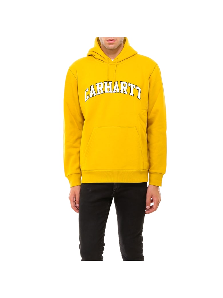 yellow carhartt sweatshirt