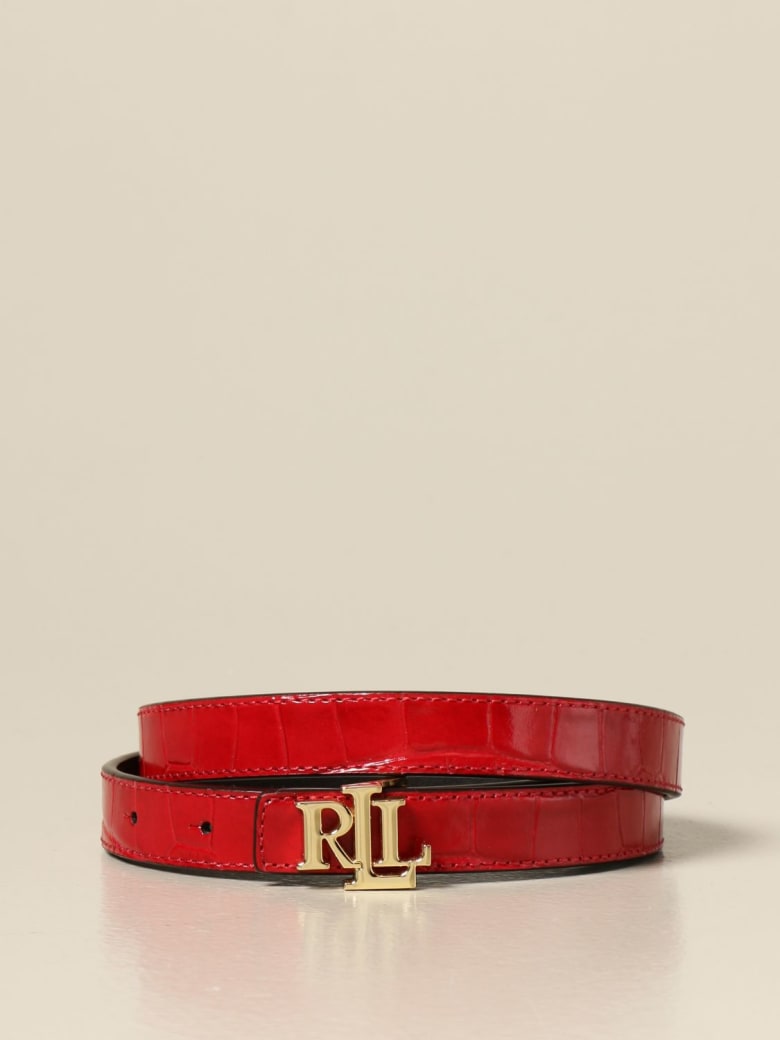 Ralph Lauren Lauren Ralph Lauren Belt Lauren Ralph Lauren Reversible Leather Belt - Red