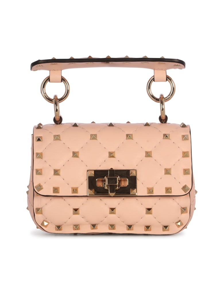 Valentino Micro Shoulder Bag - Q Rose Quartz