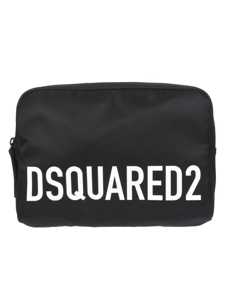 Dsquared2 Logo Printed Belt Bag - Nero