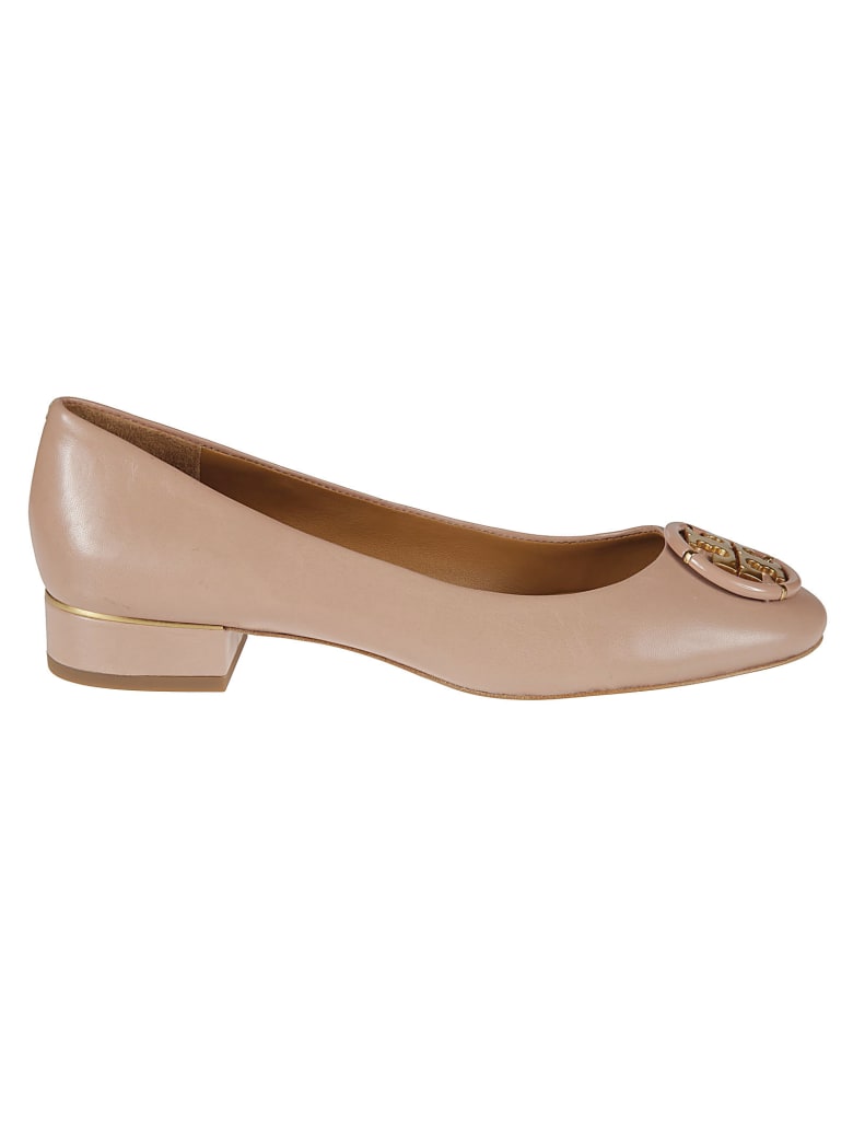 Tory Burch Multi Logo Ballerinas - Pink Moon