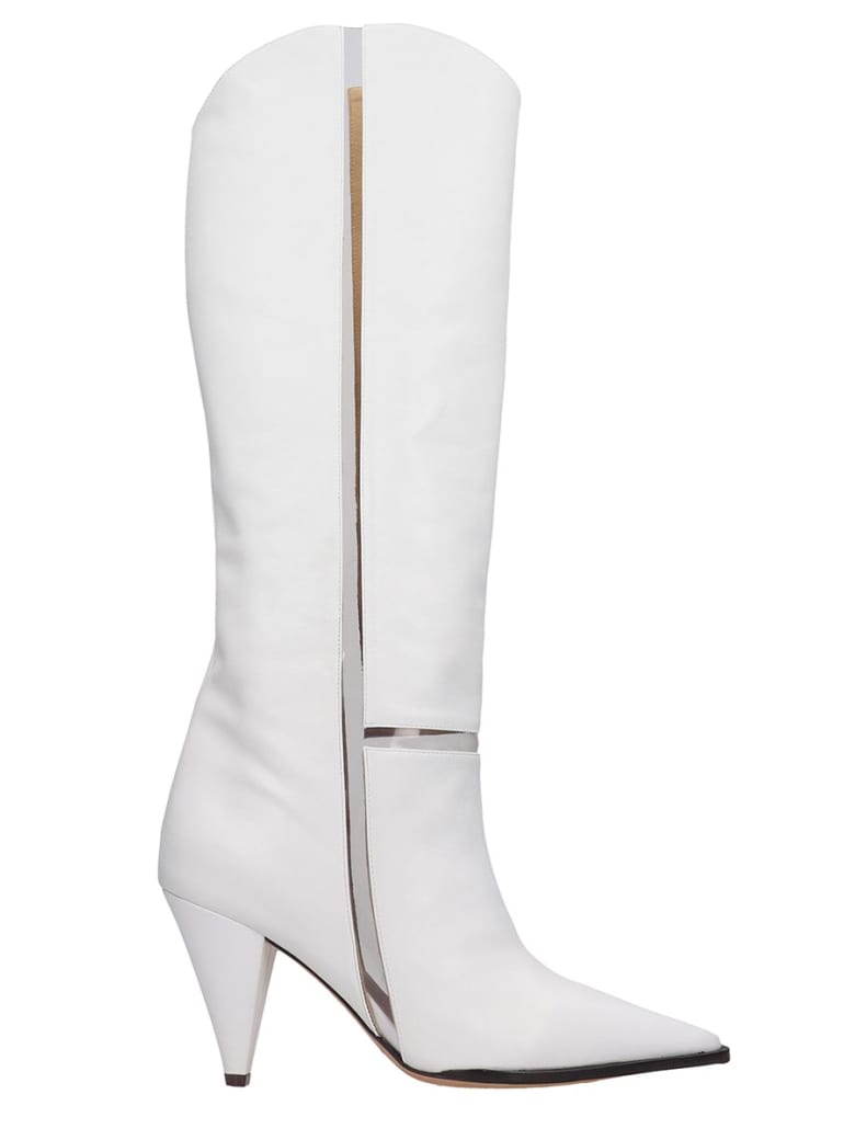 alexandre birman white boots