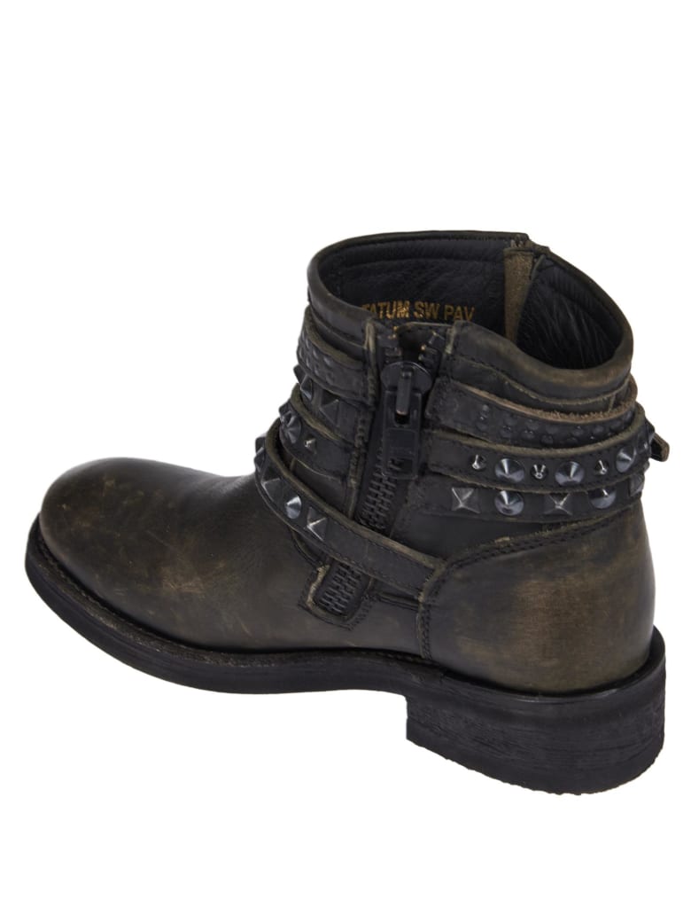 ash tatum biker boots