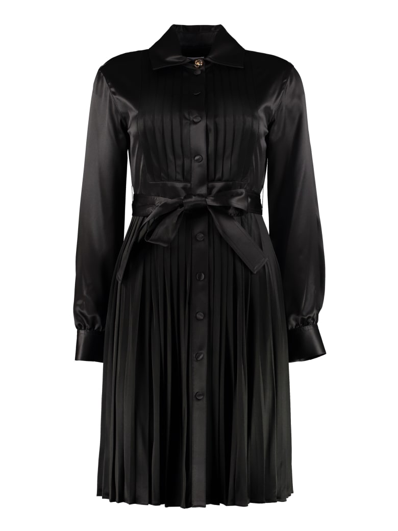 burberry pleated coat