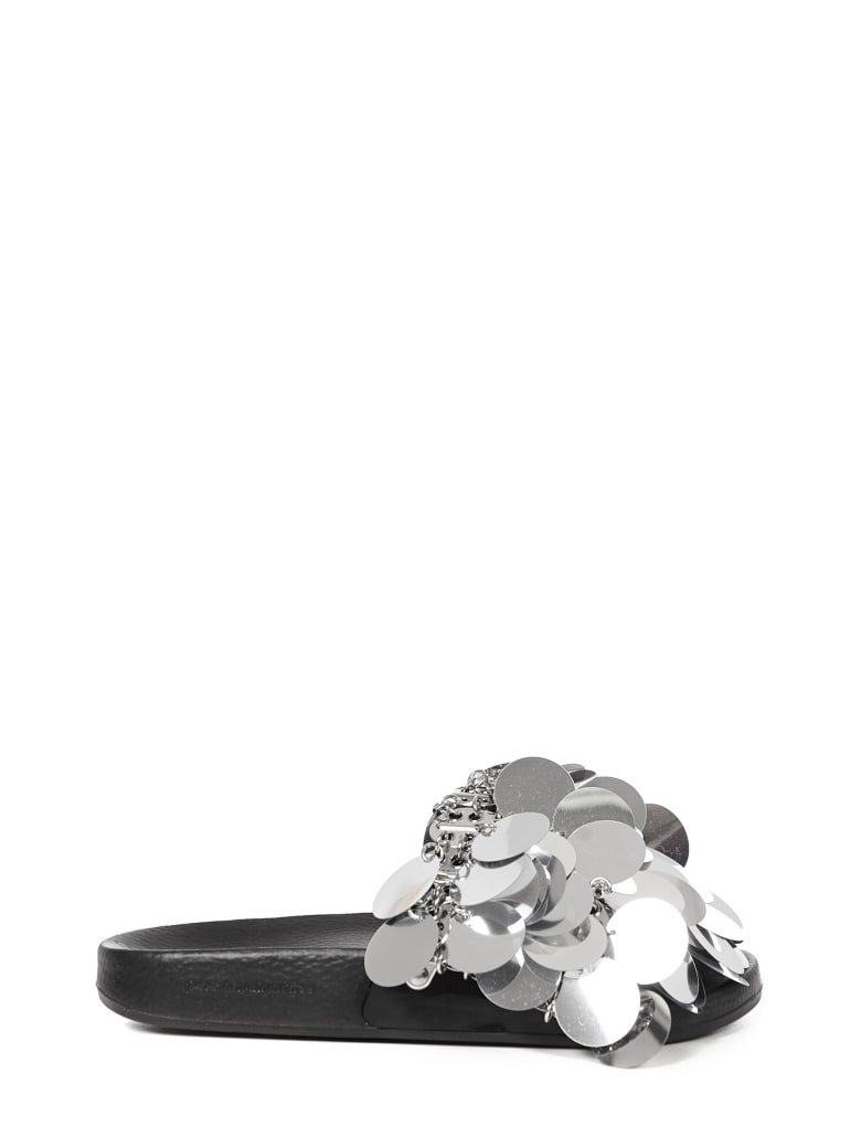 Paco Rabanne Sliders - Silver