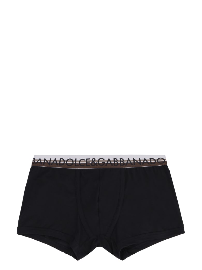 Dolce & Gabbana Stretch Cotton Boxer - White