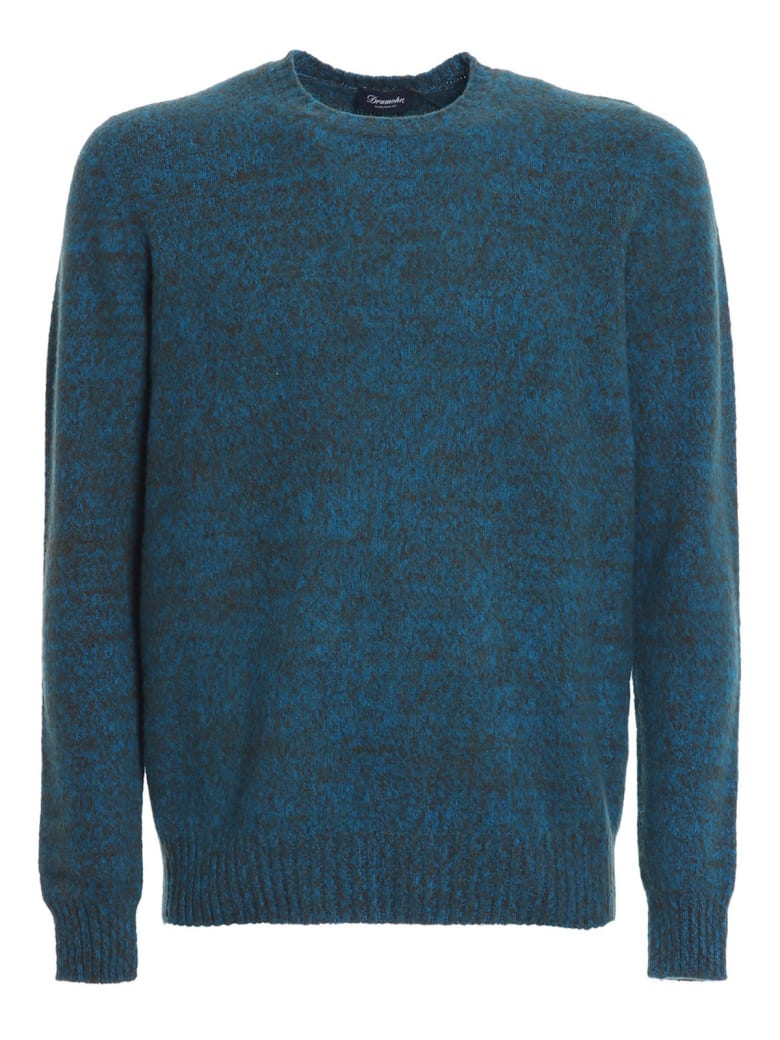 Drumohr Girocollo Garzato - Blue