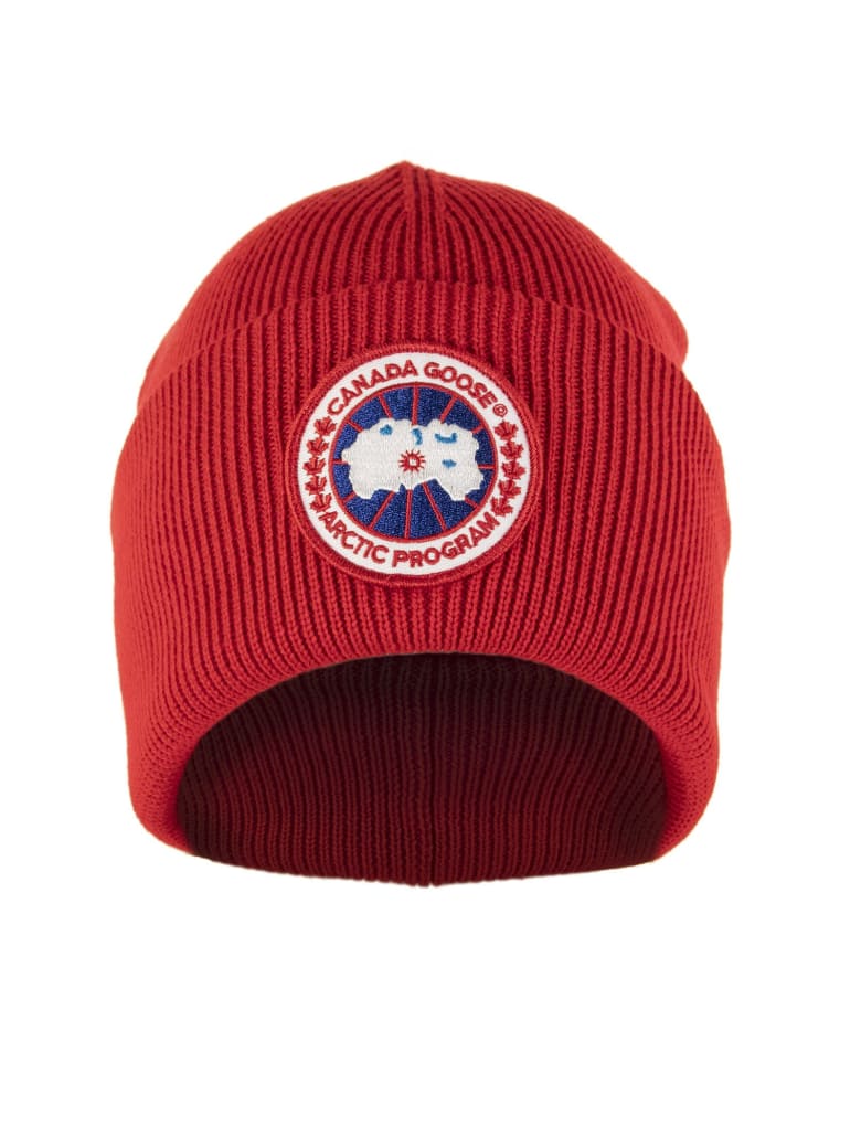 canada goose red hat