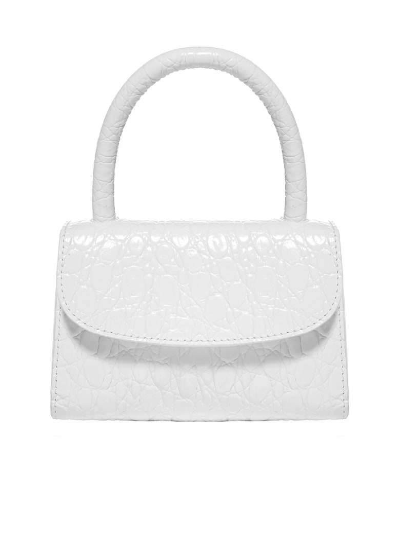 white mini croc bag