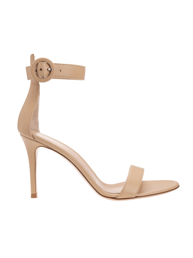 Gianvito Rossi Nude Portofino 85 Sandal - Nude