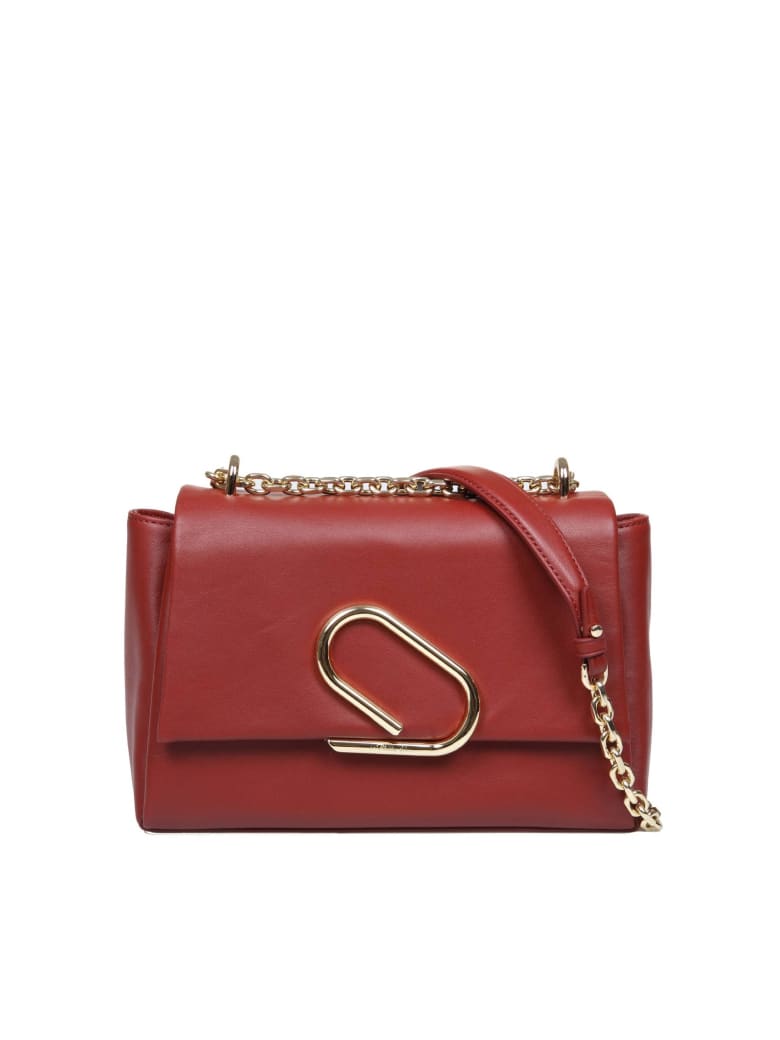 3.1 Phillip Lim Phillip Lim Alix Soft Chain Bag In Bordeaux Leather - Leather