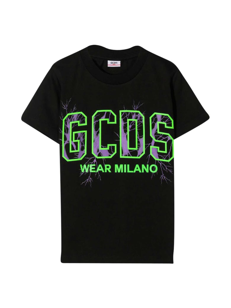 GCDS Mini Black T-shirt - Nero