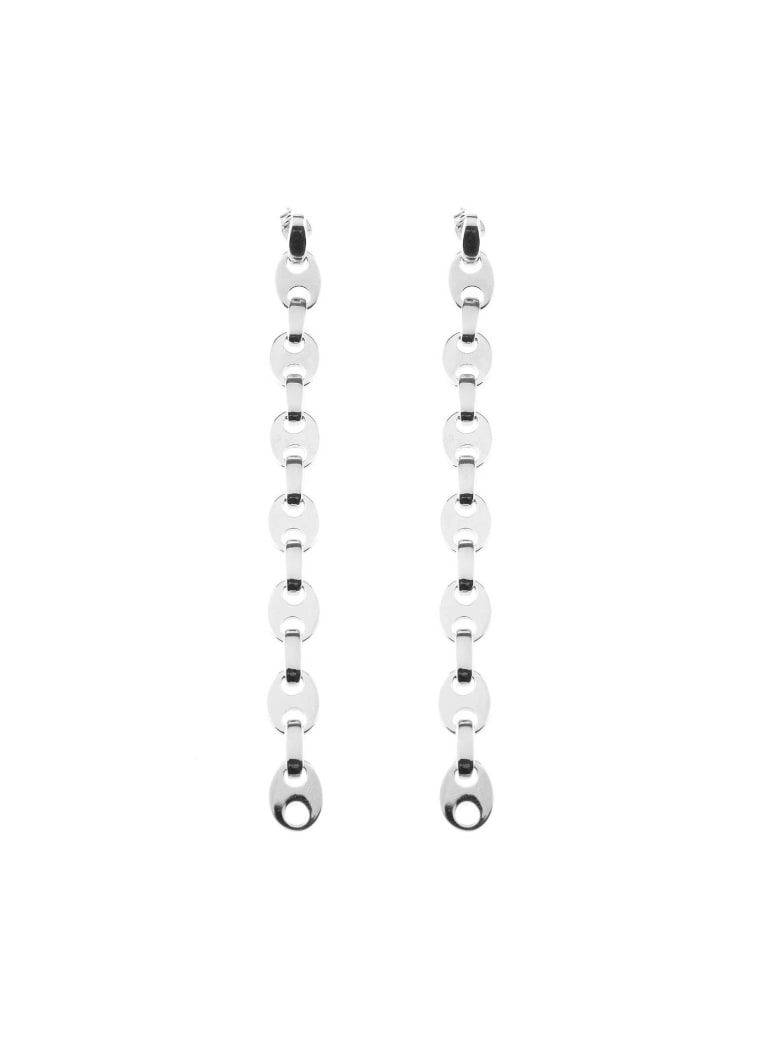 Paco Rabanne Eight Nano Earrings Silver Color - Silver